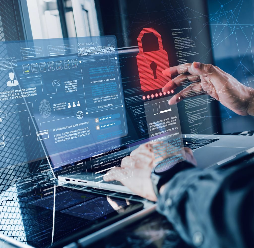 Cybersecurity best practices technology, Firewall, Cloud security protection.Endpoint security.Encryption.Incident response